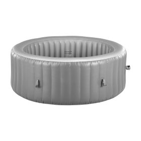 Inflatable Hot Tub 4 to 6 Person Capacity 81.9 x 26in Round Portable Outdoor Spa
