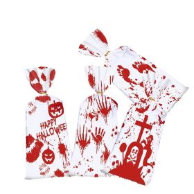 Red And White Halloween Drawstring Bag (Option: Set)