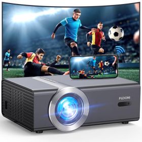 Projector, Equipped With WiFi And Bluetooth Functions, Shipped Via FBA, Prohibited For Sale On Amazon (Color: Black)