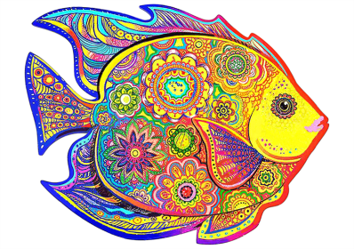 Each Piece Is Animal Shaped Christmas Gift Colorful Elephant Turtle Wooden Jigsaw Puzzles (Option: 32Style-A5)