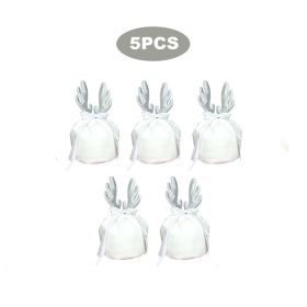 5 Pcs Christmas Antler Gift Bags (Option: W13688129)