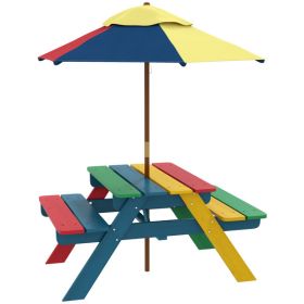 Kids Picnic Table (Color: as picture)