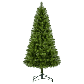7FT Unlit Artificial Christmas Tree With 775 Tips, Full PVC Branches, Classic Green Holiday Tree With Sturdy Metal Stand For Indoor Home Decorati (Color: Green)