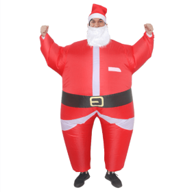 Inflatable Costume Santa Claus Fancy Dress Costume Blow Up Costume For Christmas Halloween Cosplay (Option: Santa Claus)
